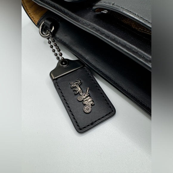 Coach Riley Crossbody With Wave Patchwork And Snakeskin Detail - Picture 8 of 9